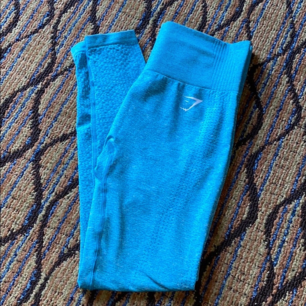 gymshark light blue leggings